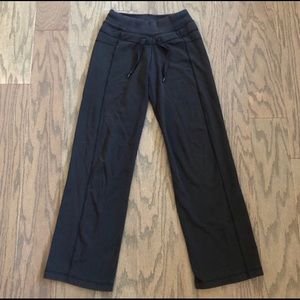 Lululemon Drawstring Black Sweatpants